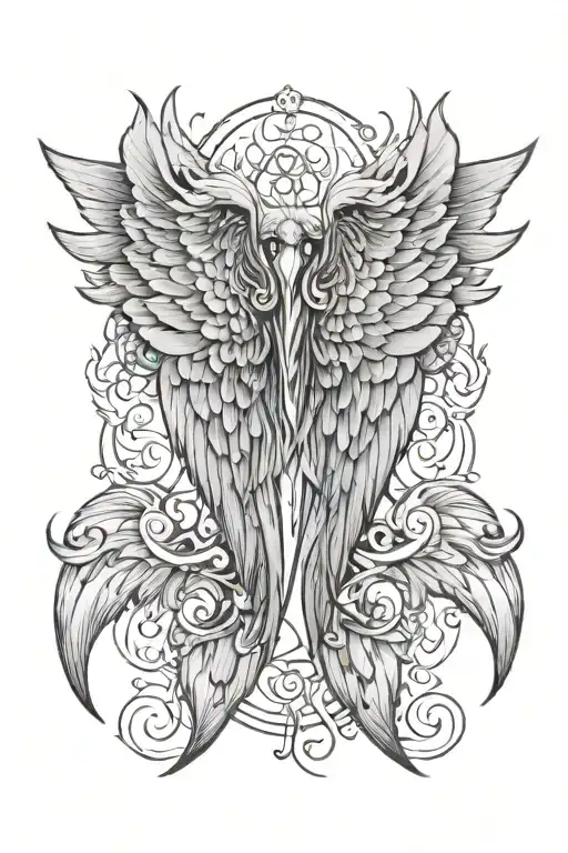 Name Fereshte In Angel Wings