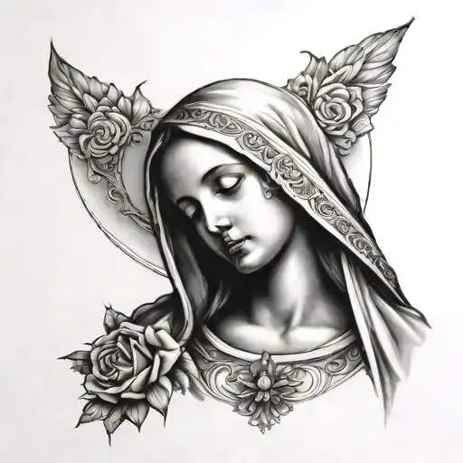 Virgin Mary Purity Inspired