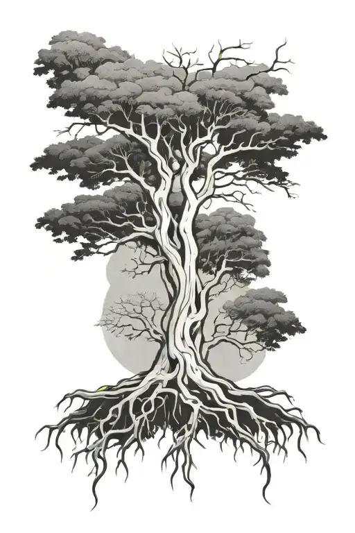 Tree Fineline Roots Habitat