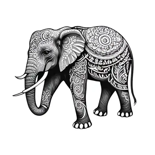 Mandala Elephant