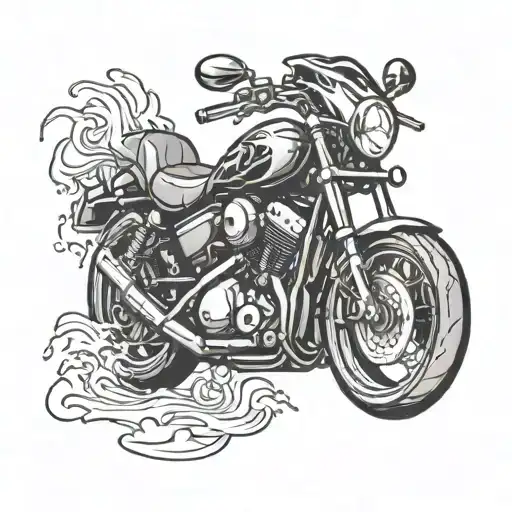 Motorcycle With Venom Vibe