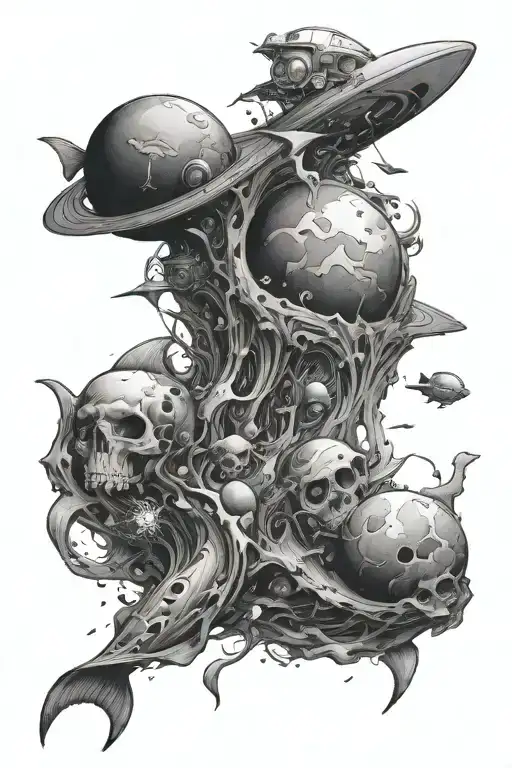 Outer Space Meets Under The Ocean