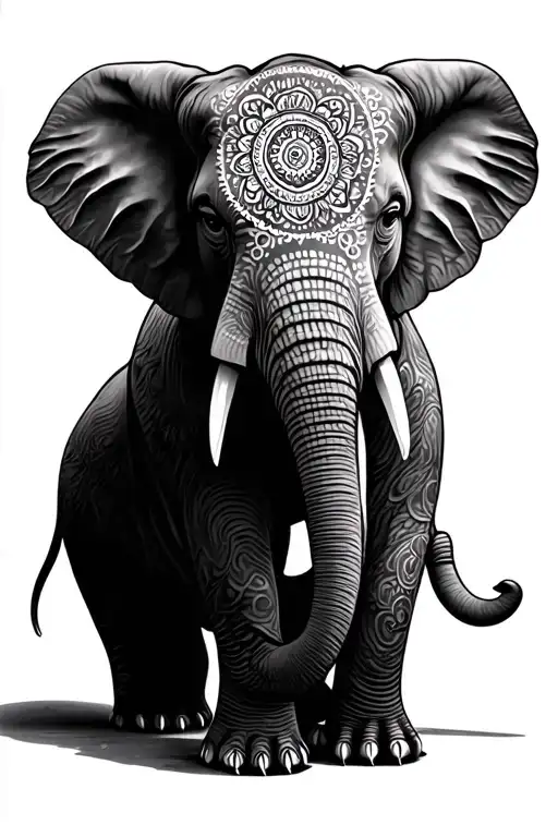 Mandala Elephant