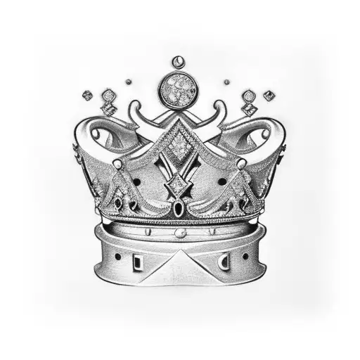 Letter M Crown Bracelet