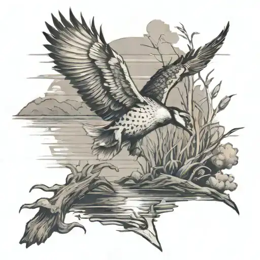 Cross With Duck Hunting Scene