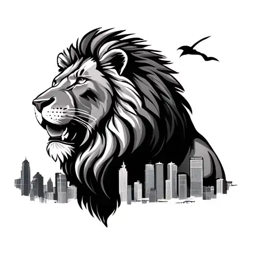 Lion In Fl Skyline