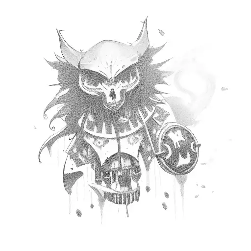 Emo-inspired Gaming Room Scene With A Black And Grey Color Palette