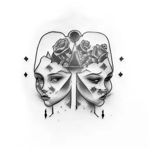 A Tattoo With The Words Baby Face