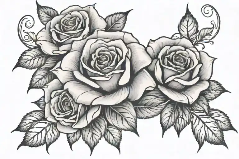 Sister Protector With A Rose Growing