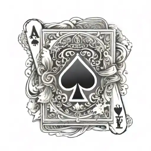 Four Aces Poker Card