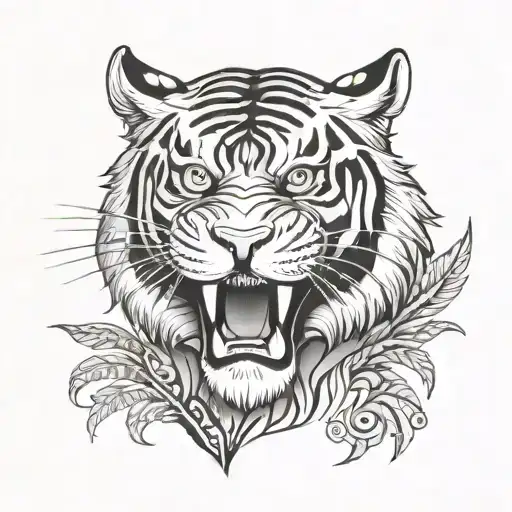 Maori Tiger Head