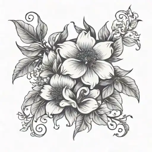 Flowers And Bible Verse