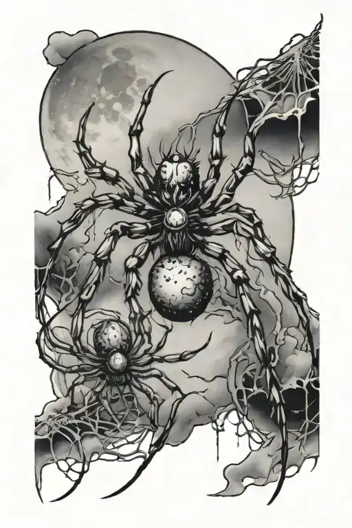 Spiders Love Strength Moon