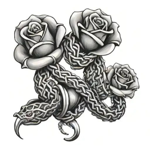 Roses Piston Snake Chains