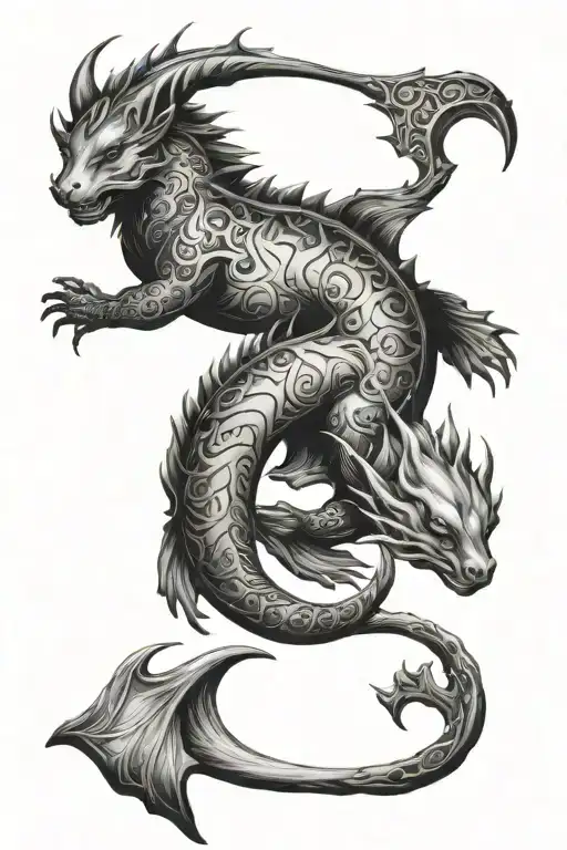 Aquarious Zodiac Tatto