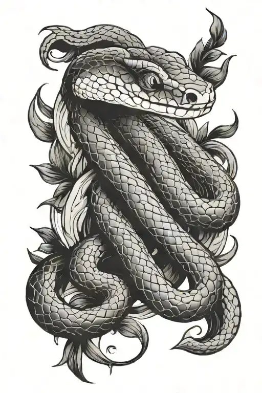Snake Wrapped