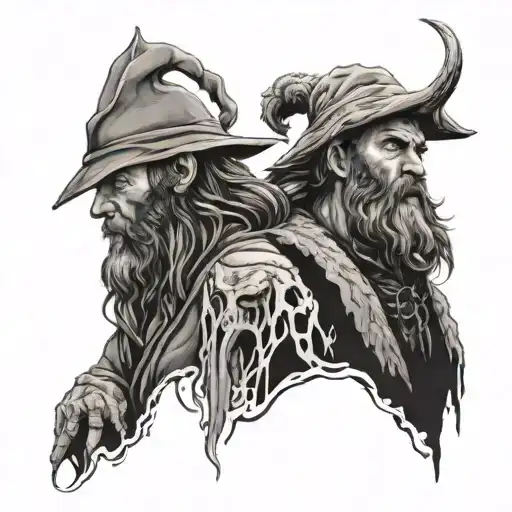 Mountain Man And Witch