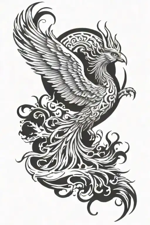 Phoenix Rising From Ashes Rising