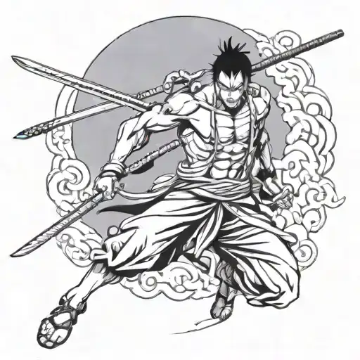 Zoro W Technice Ashura