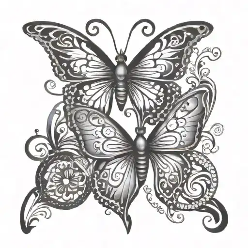 Infinity Symbol Butterfly