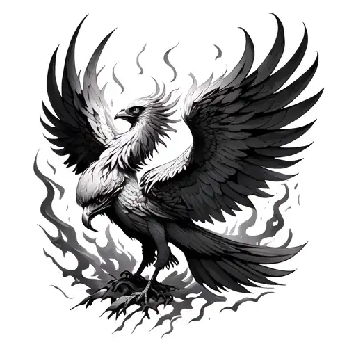Phoenix Rising From The Ashes