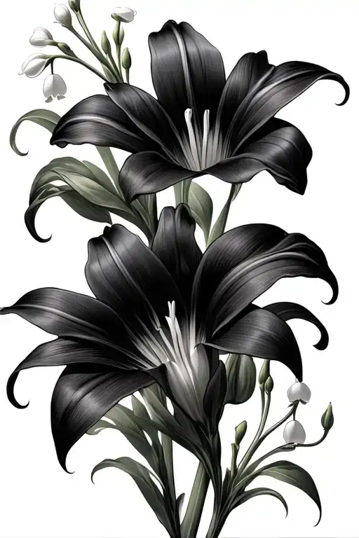 Forget Me Not Flowers Lily Of The Valley Flower Stargazer Lilies