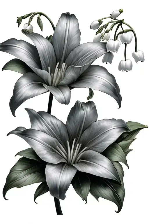 3 Forget Me Not 2 Lily Of The Valley 2 Stargazer Lillies