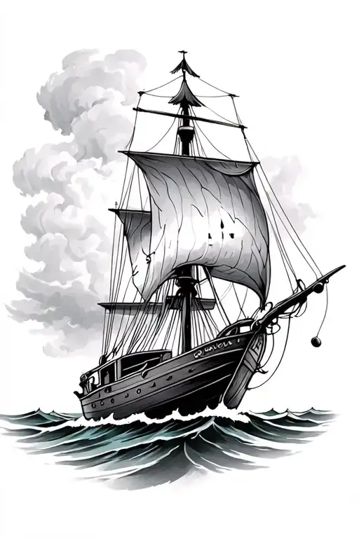 Caravela Boat Storm Fishing