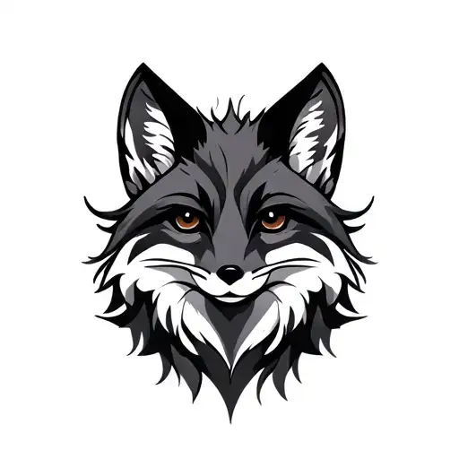 Androgynous Symbol With Fox