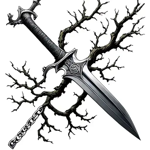 Sword Chained Tree