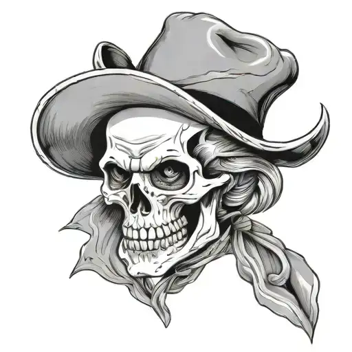 Western Cowboy Skelton