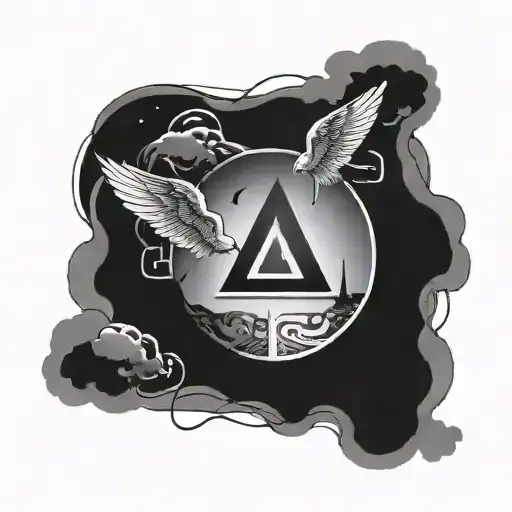 Sky For Man Minimalist But Dark And Spiritual Symbols