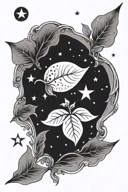 Underbelly Moon Leaf And Stars