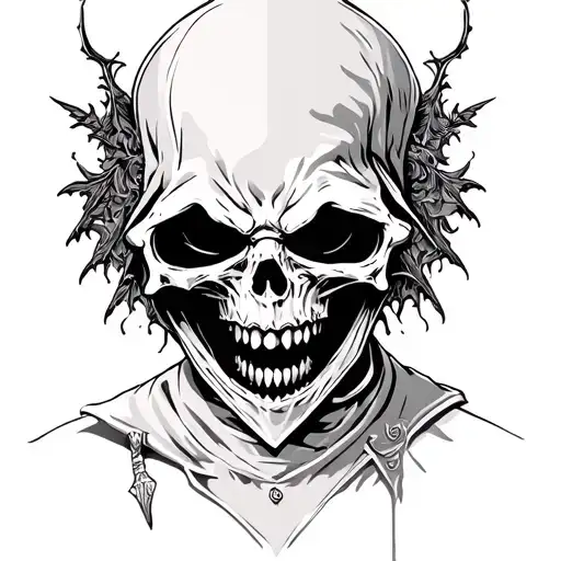 Grim Reaper Back Piece