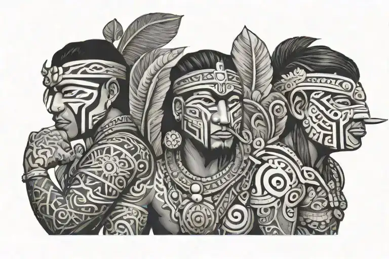 Polynesian Band With Space