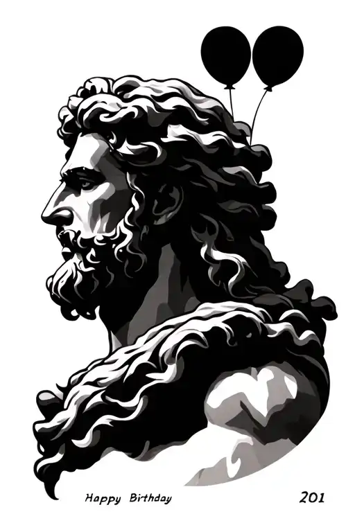 Zeus With A Spot For Birthday Date Inner Bicep