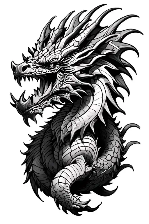 Wales Red Dragon Realism Style