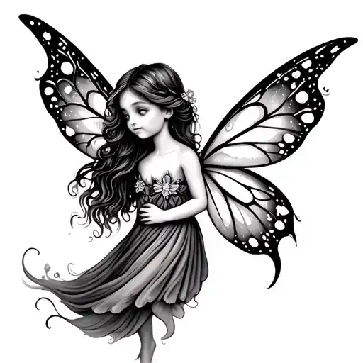 Fairy Tattoo To Represent My 2 Year Old Daughter