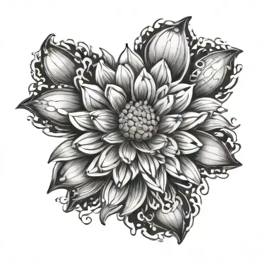 Psychedelic Chrysanthemum Spinning