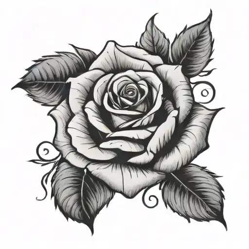 Rose And Text Perserverando