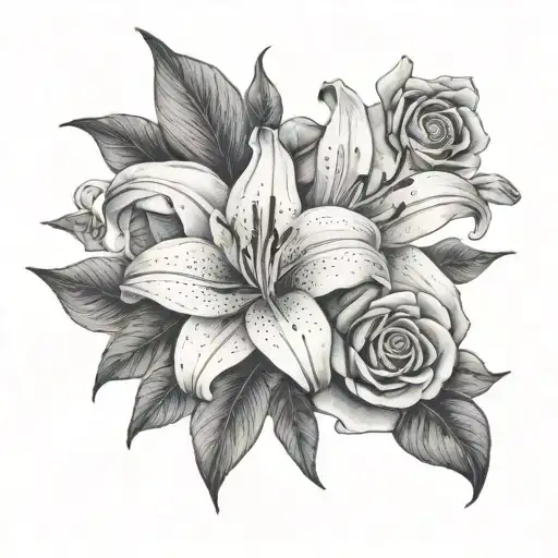 Fineline Lily And Rose