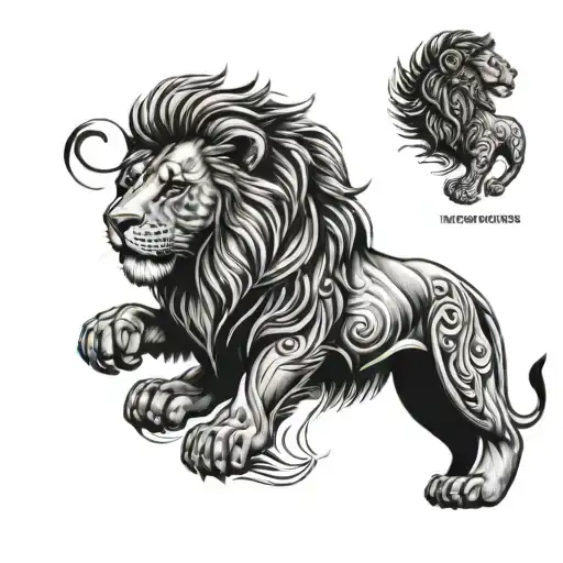 Leo Sign Lion Sleeve
