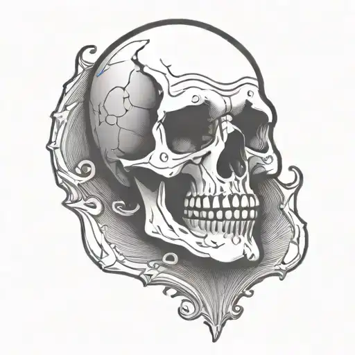 Skull Simple Outlined