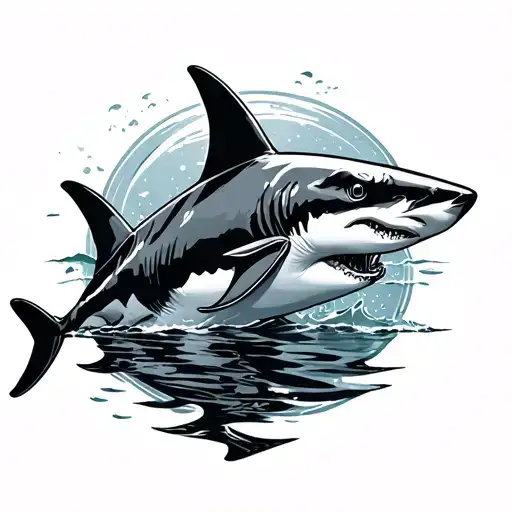Angre Aquarius Sharks Swimming