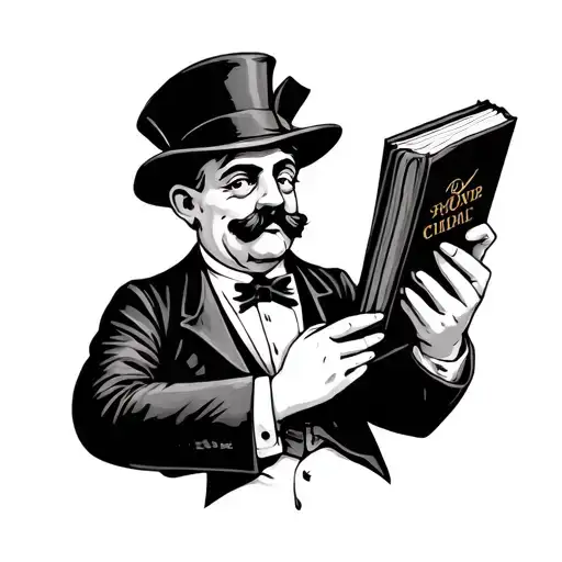 Monopoly Man Holding A Bible