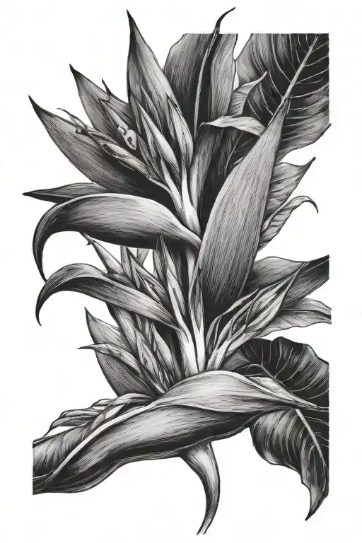 Bird Of Paradise Floral Masculine