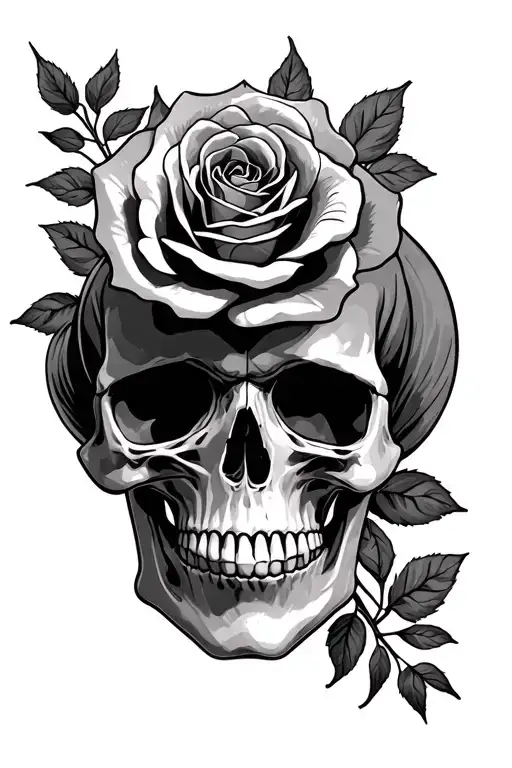 Skull And Roses