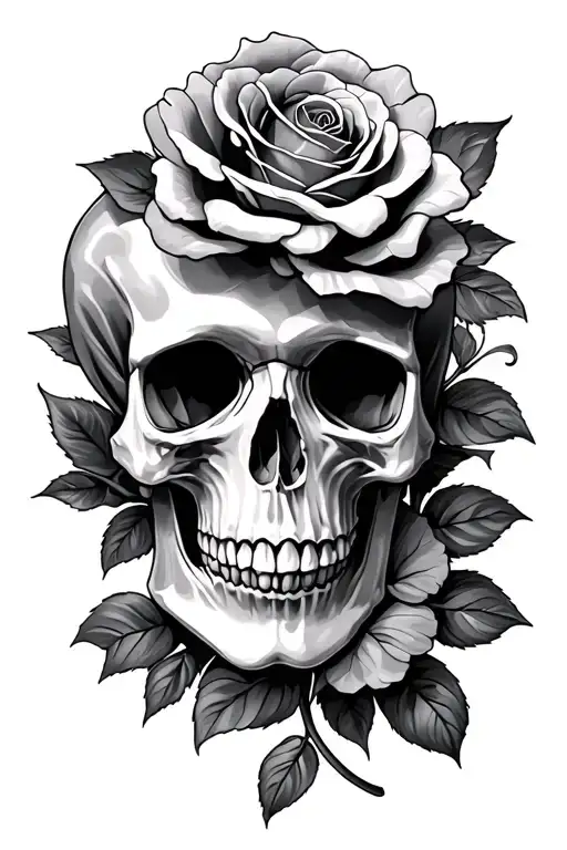 Skull And Roses