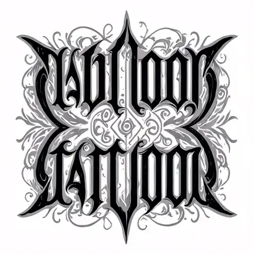 Two Word Ambigram Generator