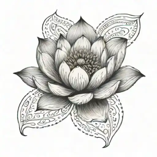 A Small Lotus Flower In The Middle Of The Quote Vita Desposito